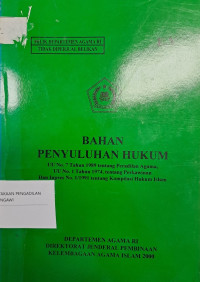 Bahan Penyuluhan Hukum