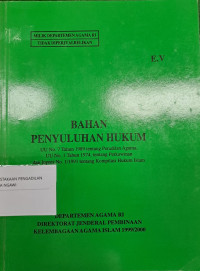 Bahan Penyuluhan Hukum
