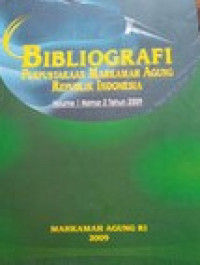 Biblilografi Perpustakaan Mahkamah Agung Republik Indonesia