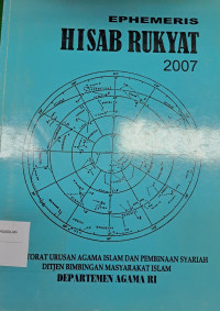 Ephemeris Hisab Rukyat 2007