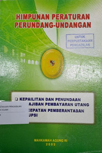 Himpunan Peraturan Perundang-Undangan
