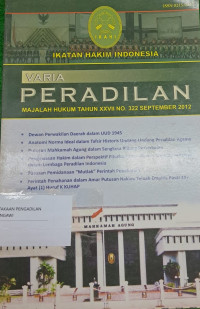 Ikatan Hakim Indonesia Varia Peradilan 2012