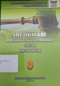 Image of Informasi Peraturan Perundang-Undangan Tentang Bantuan Hukum