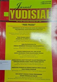 Jurnal Yudisial 