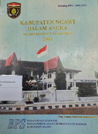 Kabupaten Ngawi Dalam Angka Ngawi Regency In Figures 2002