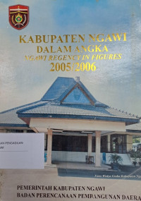 Image of Kabupaten Ngawi Dalam Rangka Ngawi Regency Figures 2005/2006
