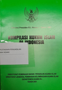 Kompilasi Hukum Islam Di Indonesia 2001