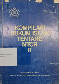 Image of Kompilasi Hukum Islam Tentang NTCR II
