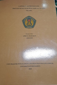 Image of Laporan Akhir Magang Provesi Hukum di Pengadilan Agama Ngawi