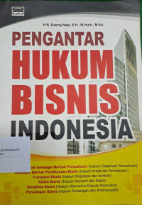 Pengantar Hukum Bisnis Indonesia