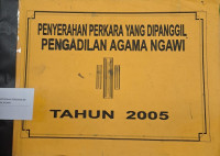 Image of Penyerahan Perkara Yang Dipanggil Pengadilan Agama Ngawi