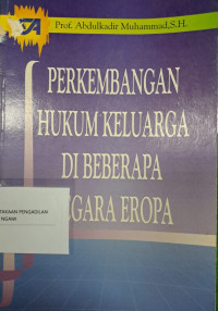 Image of Perkembangan Hukum Keluarga Di Beberapa Negara Eropa