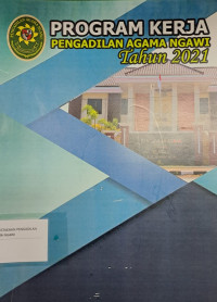 Image of Program Kerja Pengadilan Agama Ngawi Tahun 2021