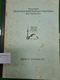 Image of Simposium Islam dan Kebudayaan Indonesia Dulu, Kini, dan Esok