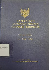 Tambahan Lembaran Negara Republik Indonesia Tahun 1955