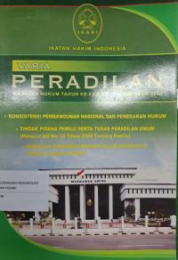 Varia Peradilan Majalah Hukum Tahun ke XXII 2008