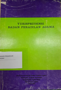 Image of Yurisprudensi Badan Peradilan Agama 1983
