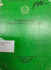 Yurisprudensi Badan Peradilan Agama 1987