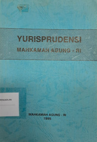 Yurisprudensi Mahkamah Agung RI Tahun 1995