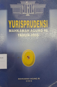 Image of Yurisprudensi Mahkamah Agung RI Tahun 2005